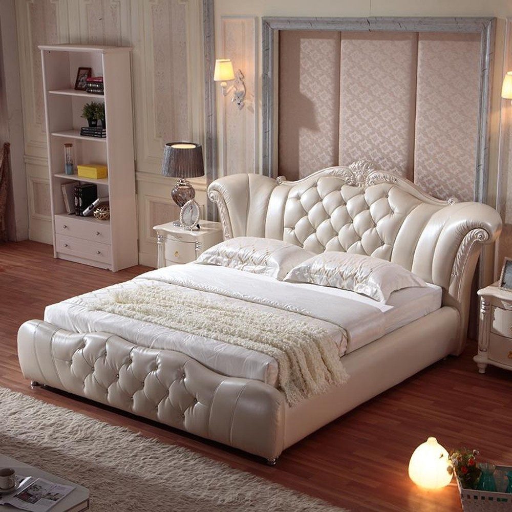 Polsterbett Chesterfield Bett im eleganten Samt-Look mit Bettkasten
