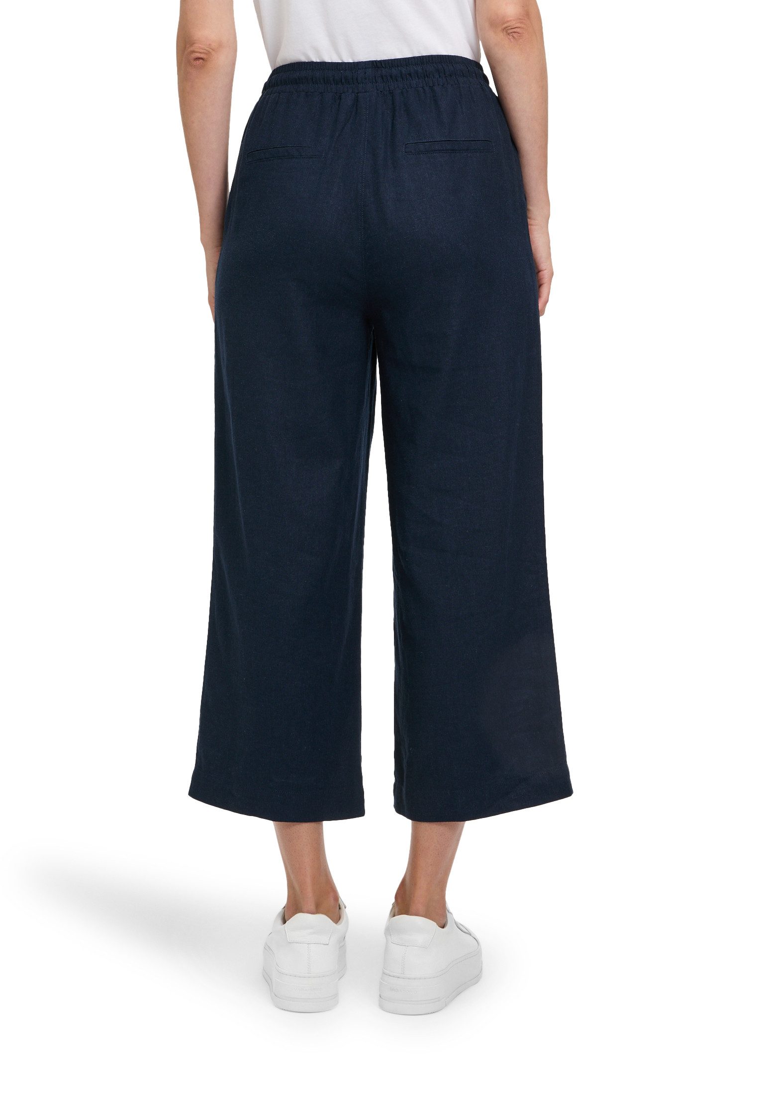 Betty&Co Leinenhose Damen mit elastischem Bund Material