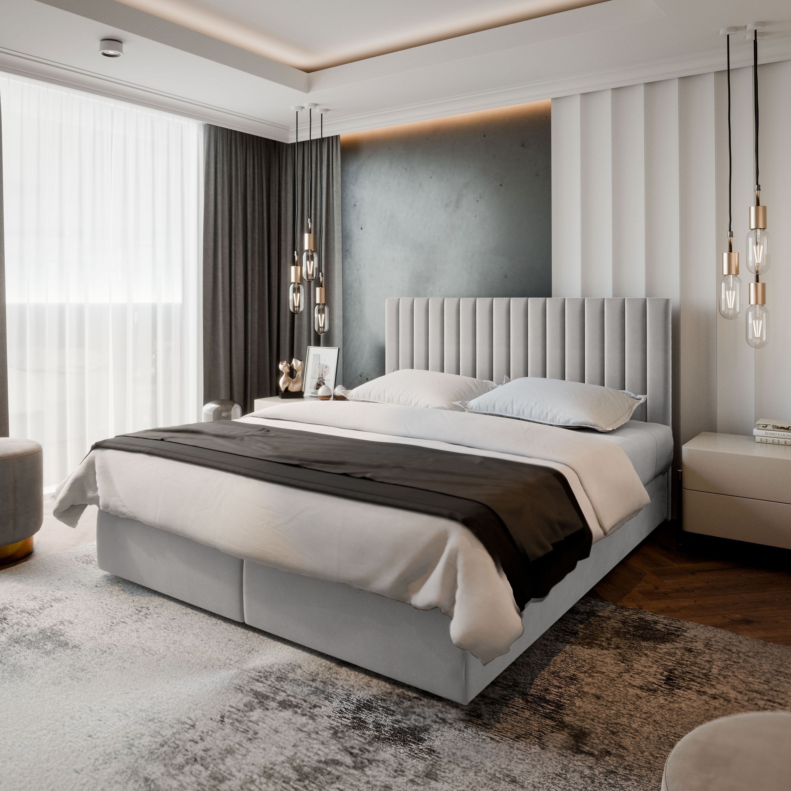 Masseno Boxbett BRESEL 160x200 cm mit günstig online kaufen