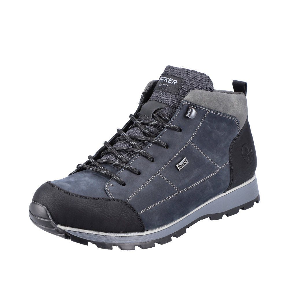 Rieker Herren Rieker-Tex Schnürstiefelette F5740-00 schwarz/pazifik/rauch Stiefelette