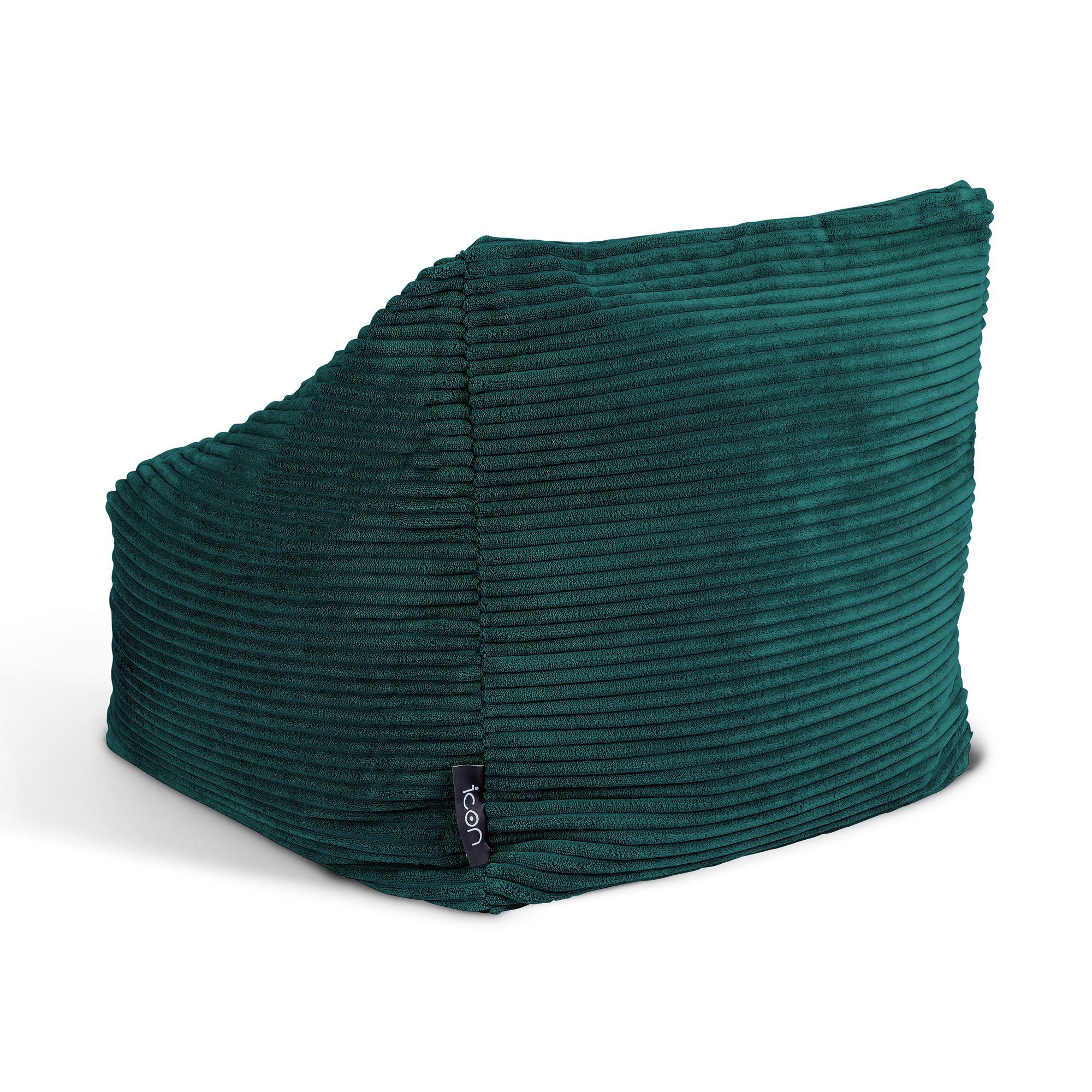 icon Sitzsack Sitzsack Flauschig aus „Morgan“ blaugrün Kinder Cord für