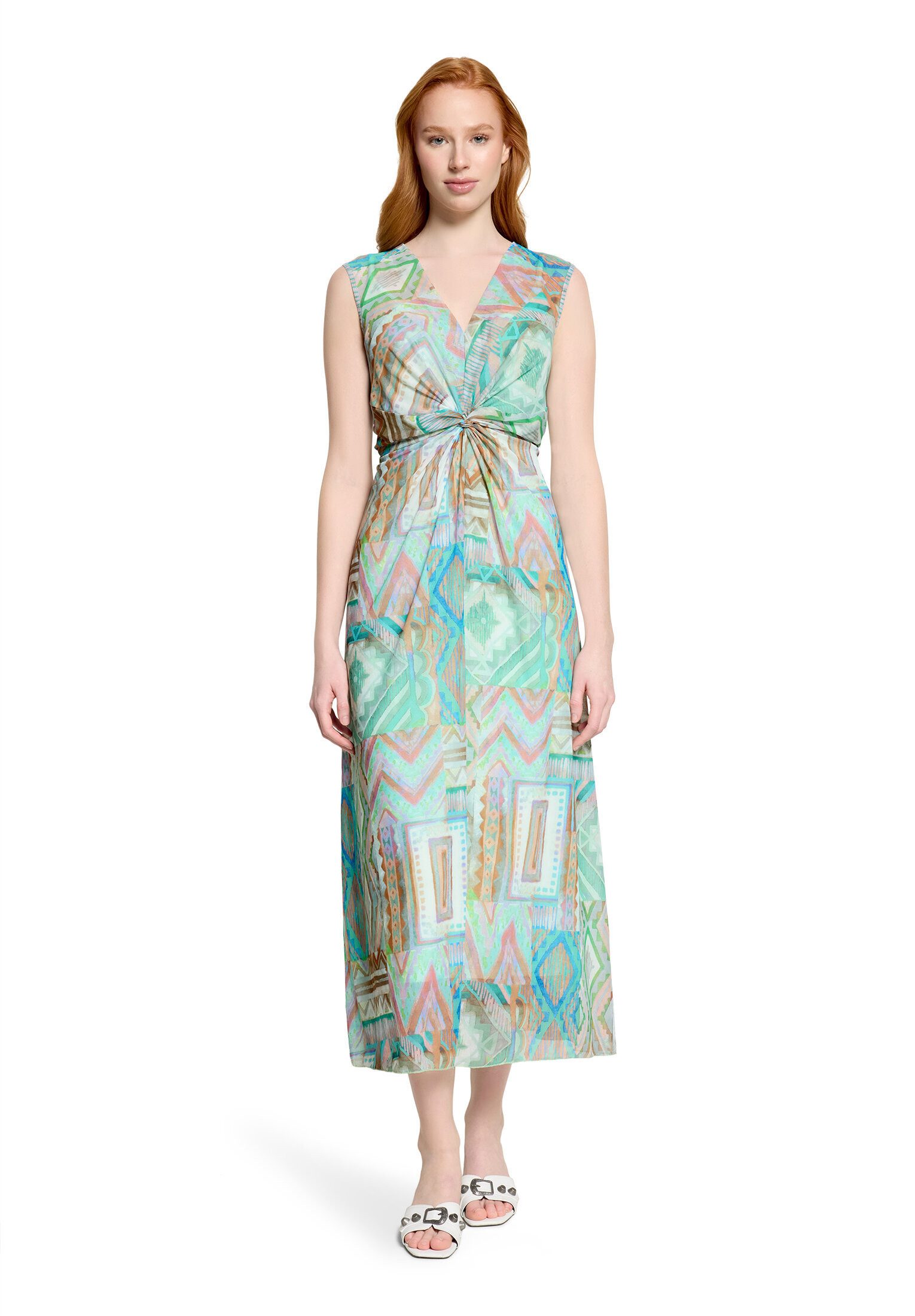 Cartoon Midikleid Damen ohne Arm
