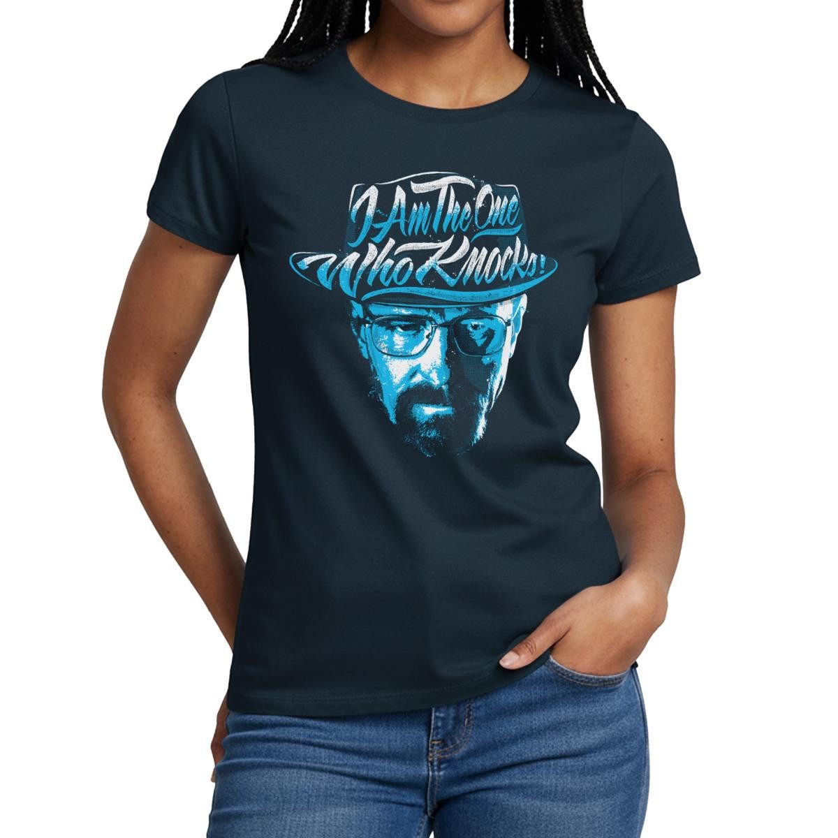 T-Shirt Breaking Bad I'm The One Who Knocks Hut Frauen T-Shirt