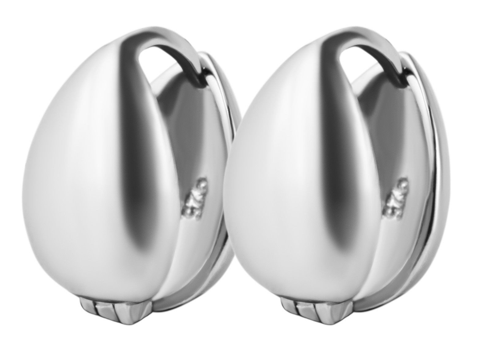 Adelia´s Klappcreolen Ohrringe – Klappcreole aus 925 Silber, Ein Geschenk, das Freude macht
