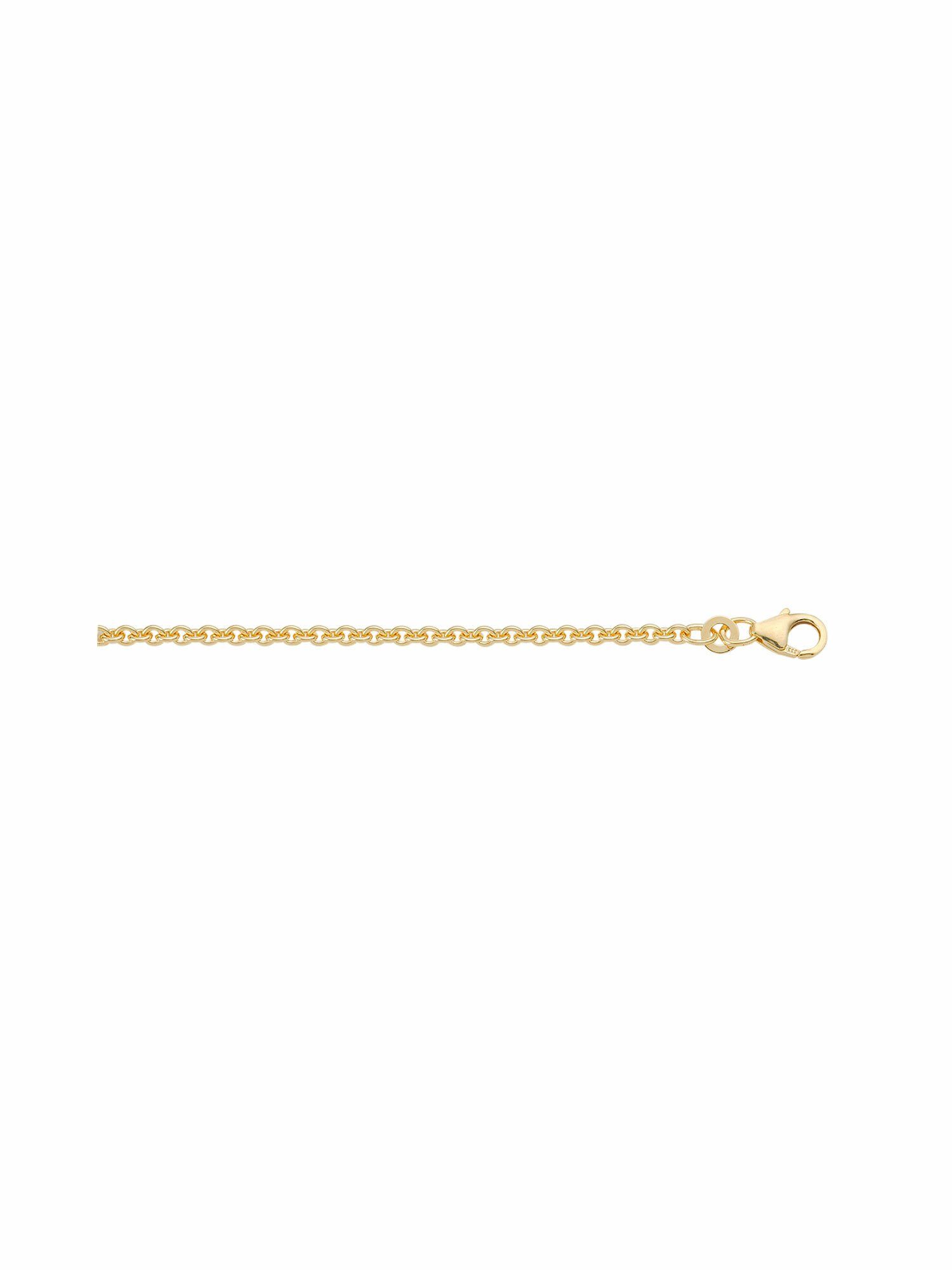 Damen Schmuck Adelia´s Goldkette 585 Gold Anker Halskette, 585 Gold Ankerkette rund Goldschmuck für Damen