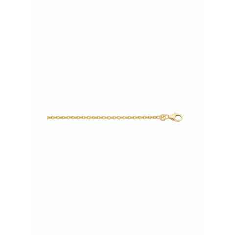 Adelia´s Goldkette 585 Gold Anker Halskette Ø 1,1 mm, Goldschmuck für Damen
