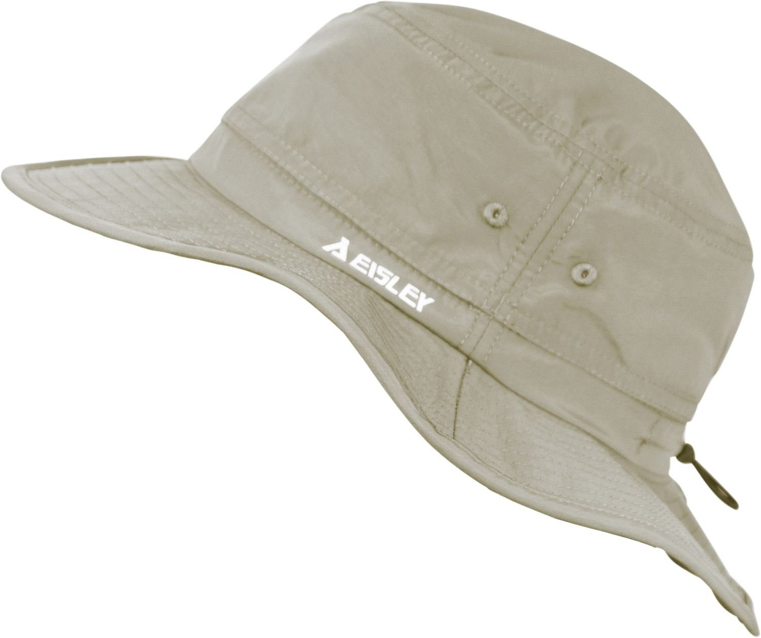 04-BEIGE CoolDry Fischerhut Serengeti und atmungsaktiv, Kinnband, Nackenschutz Eisley mit