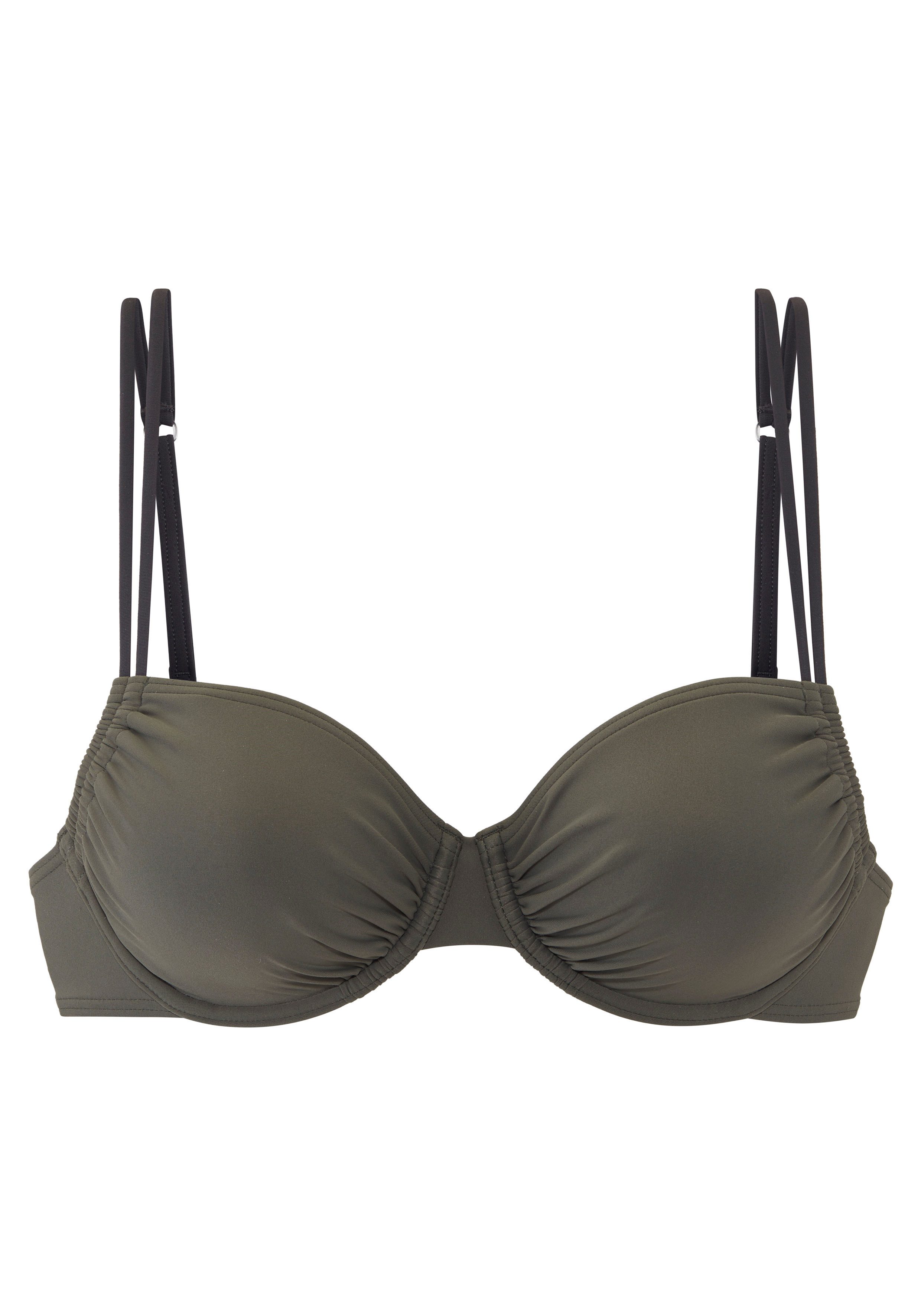 s.Oliver Bügel-Bikini-Top Yella, mit kontrastfarbenen Details
