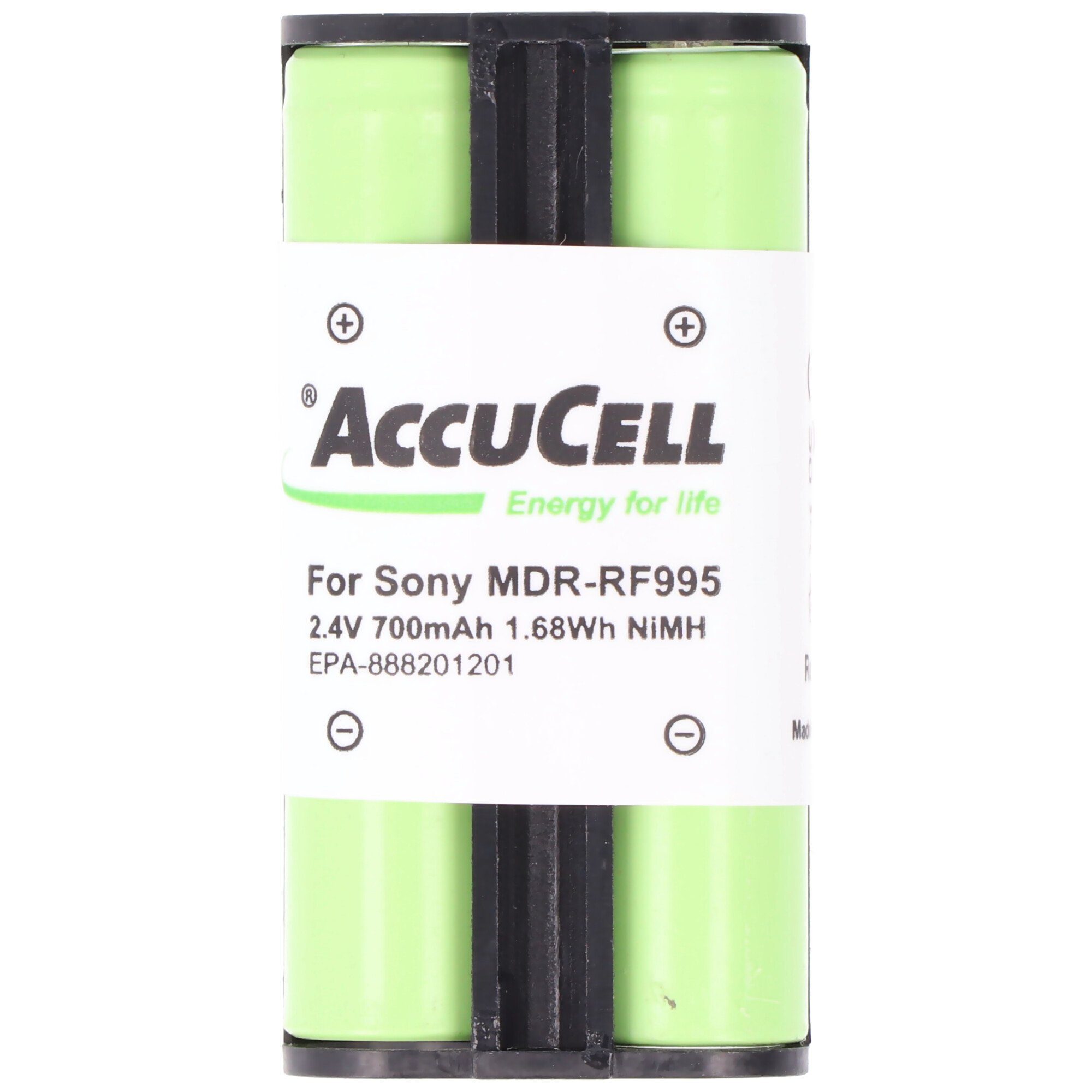 Heads passend BP-HP800-11 700mAh AccuCell MDR-RF995 wireless für Akku Sony Akku für