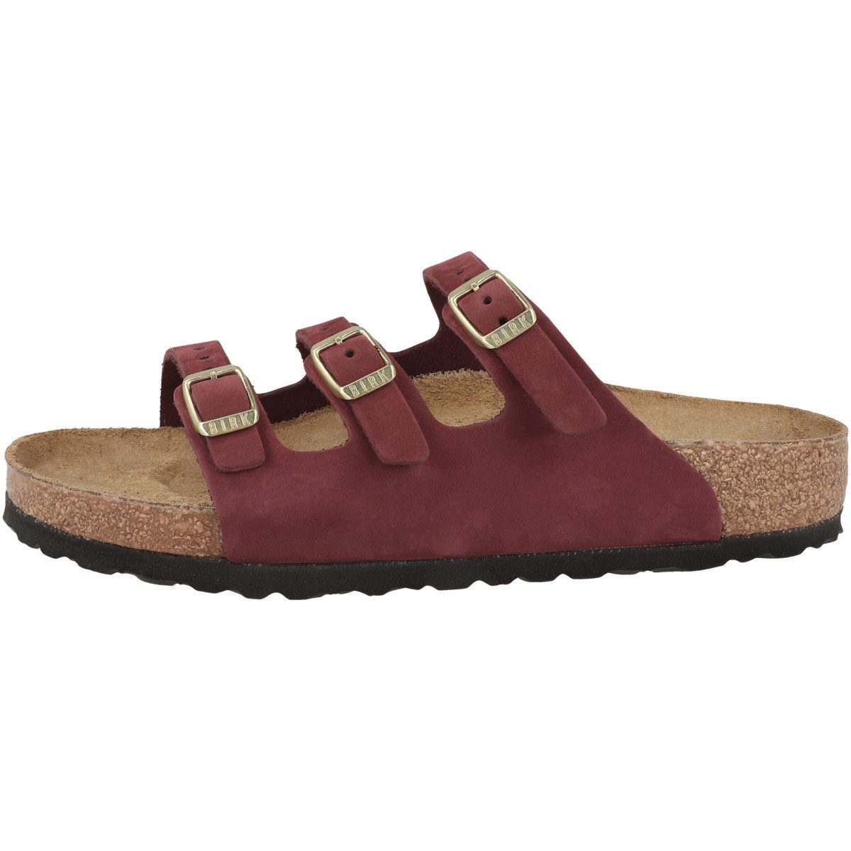 Birkenstock Florida Fresh Nubukleder normal Damen Sandale Sandaletten, Sommerschuhe, Badeschuhe, Riemchen, Schlappen