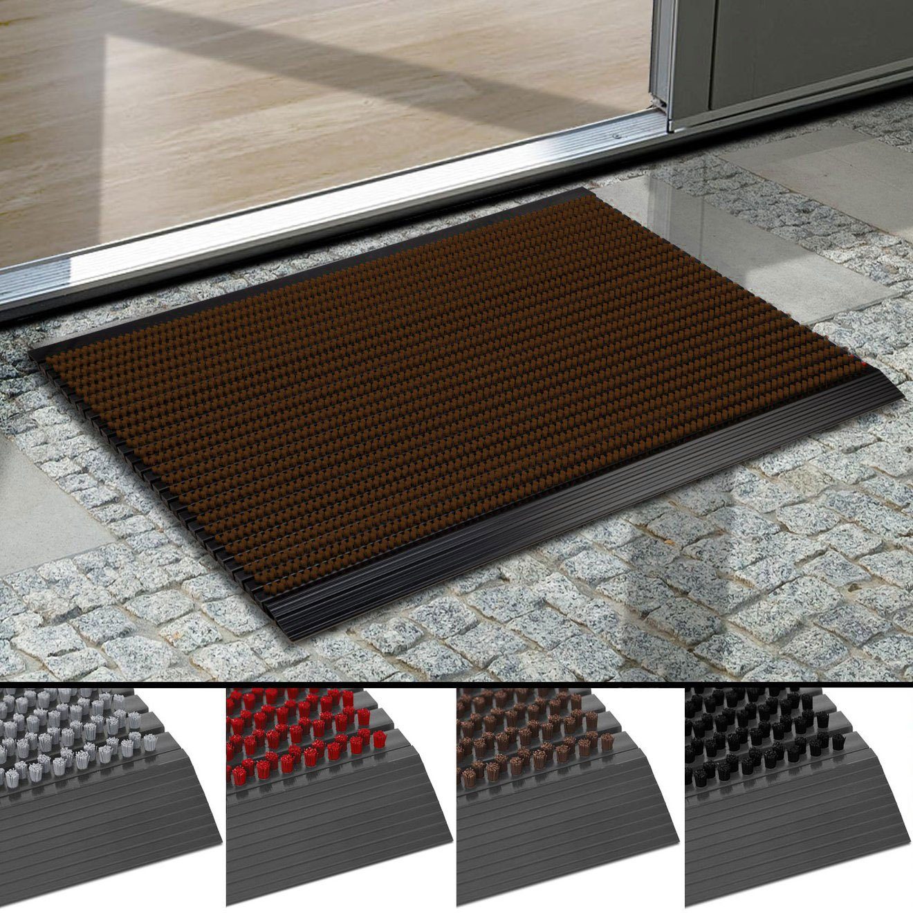 Fußmatte Fußabtreter Sauberlaufmatte Für Eingangsbereich Außenbereich, 