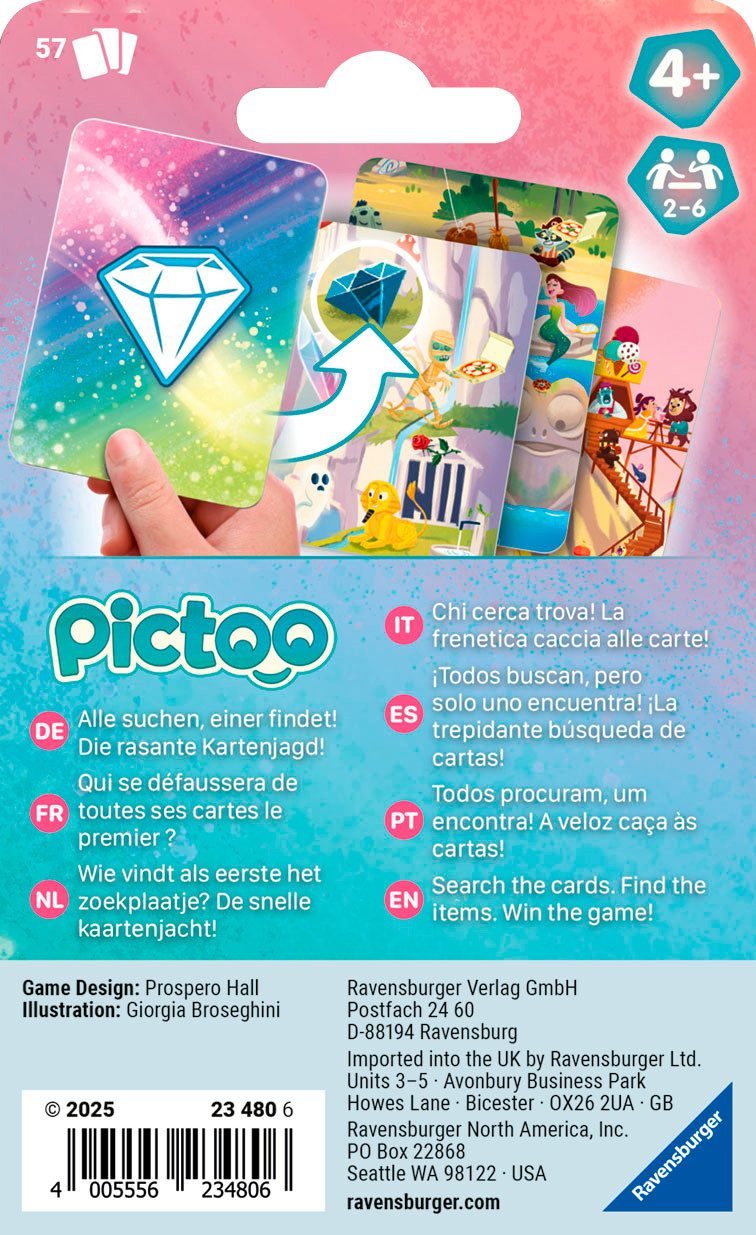 Ravensburger Spiel Pictoo Fantasy, Kinderspiel