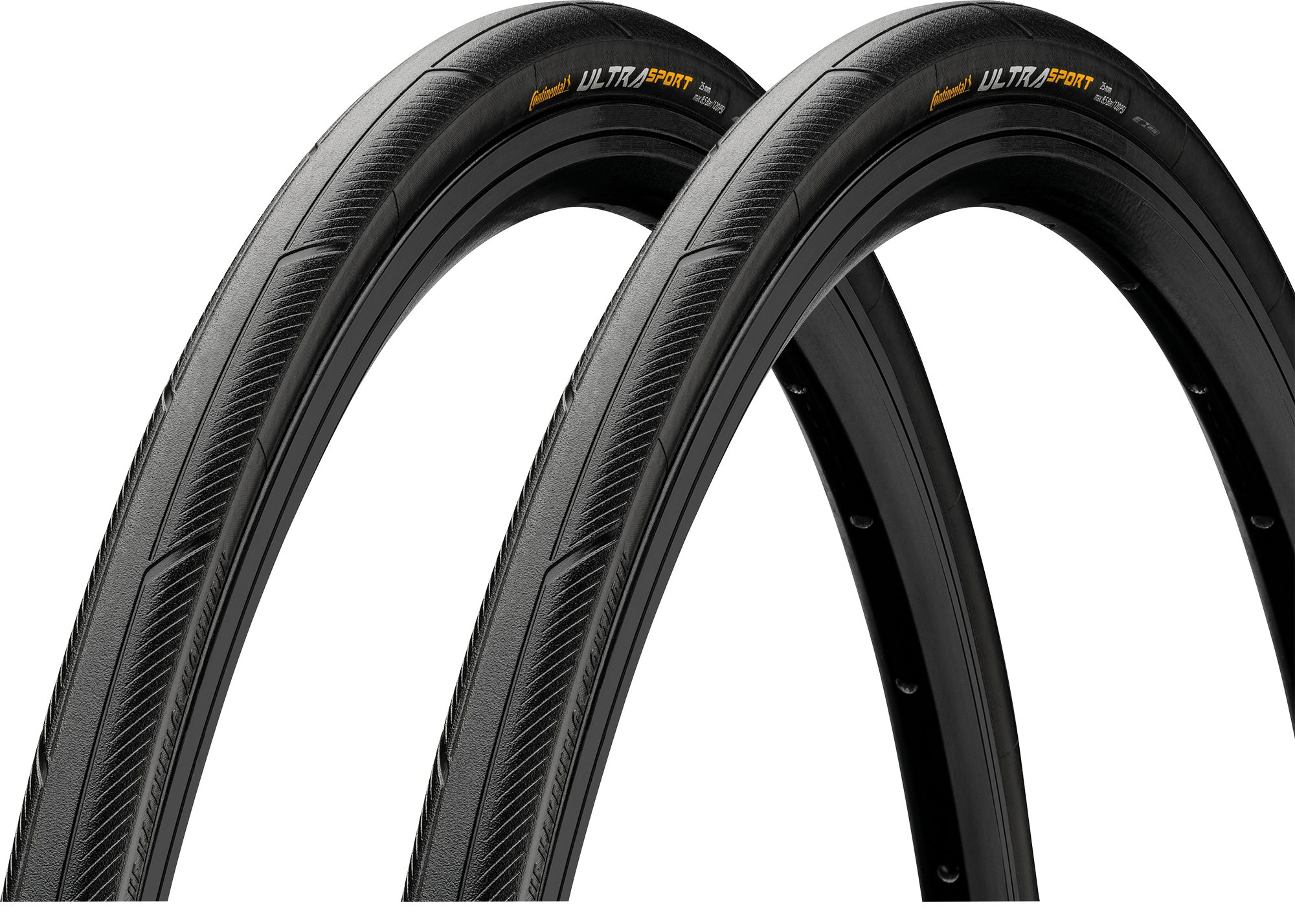 CONTINENTAL Fahrradreifen 2x Continental Ultra Sport III 25-622 Performance