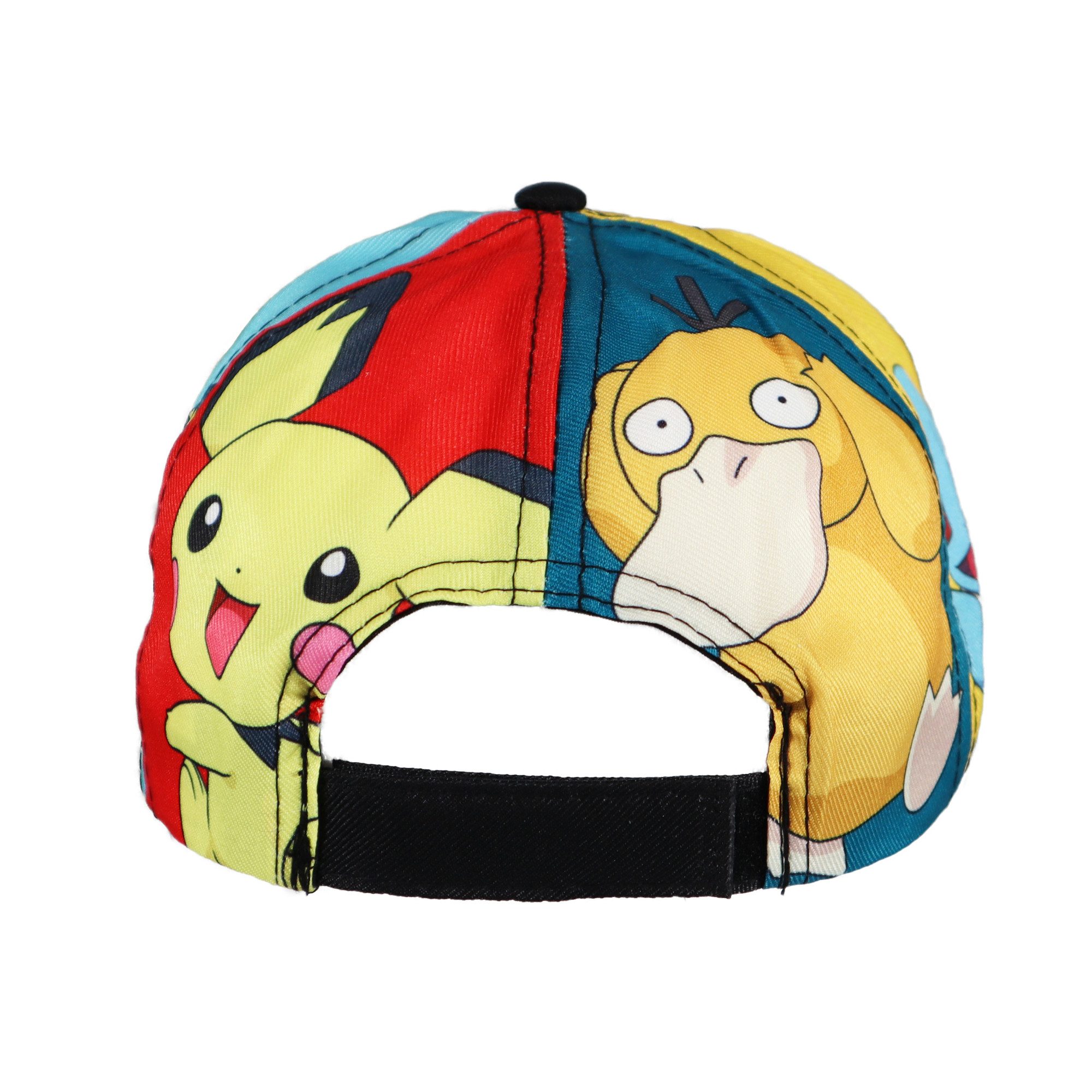 POKÉMON Baseball Cap Pokemon Pikachu Mauzi Basecap Baseball Kappe Mütze allover Print Gr. 54 bis 56