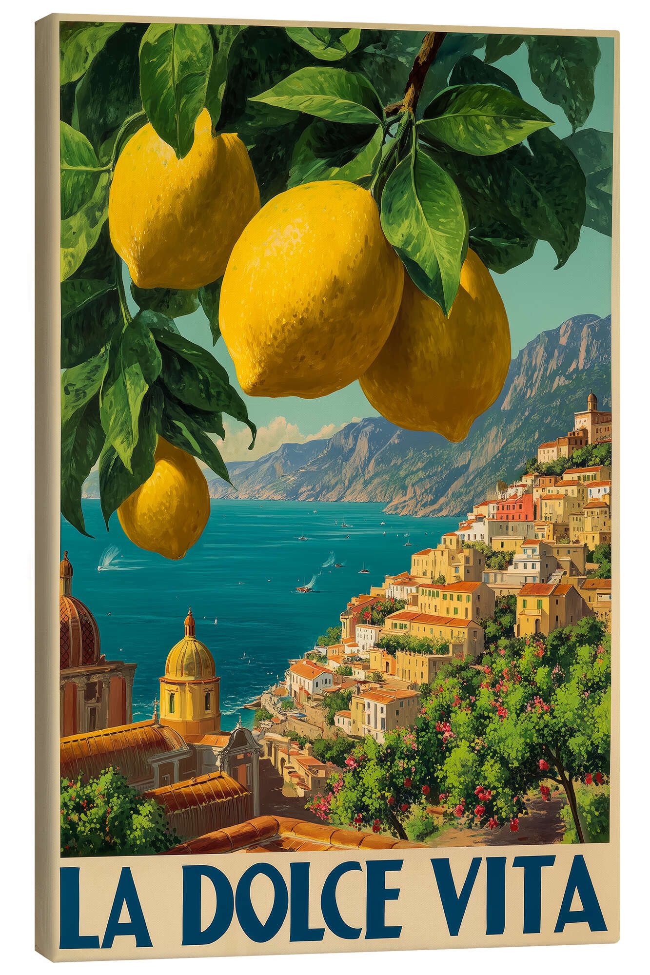 Posterlounge Wandbild La Dolce Vita - Italienische Riviera, Thomas Klee, erhältlich als Poster, Leinwandbild, Wandsticker oder Acrylglasbild
