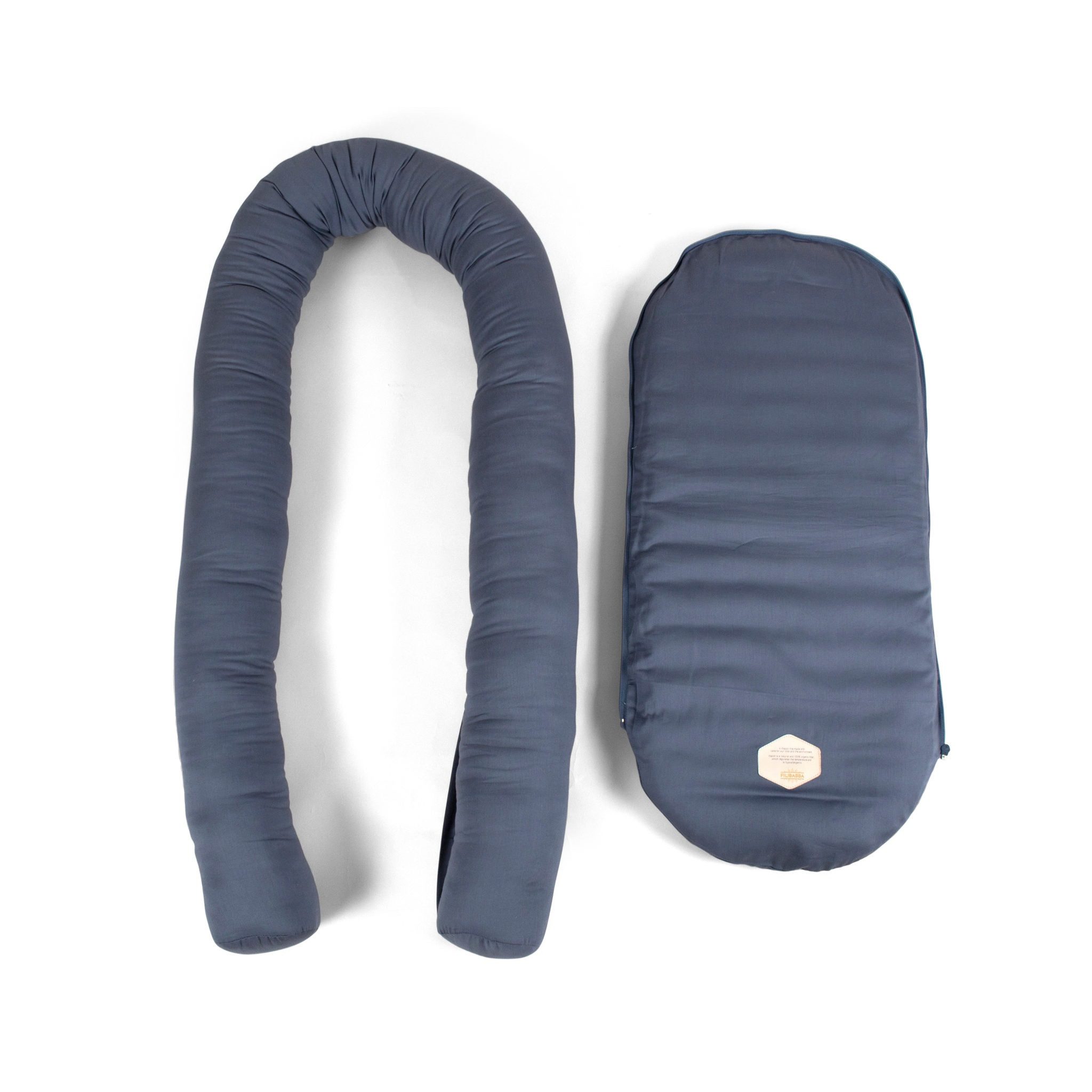 FILIBABBA Babybett Kapok Pure – Allergiefreundliche Geborgenheit für Ihr Baby, 100% Bio-Baumwolle. Füllung: 100 % Kapok