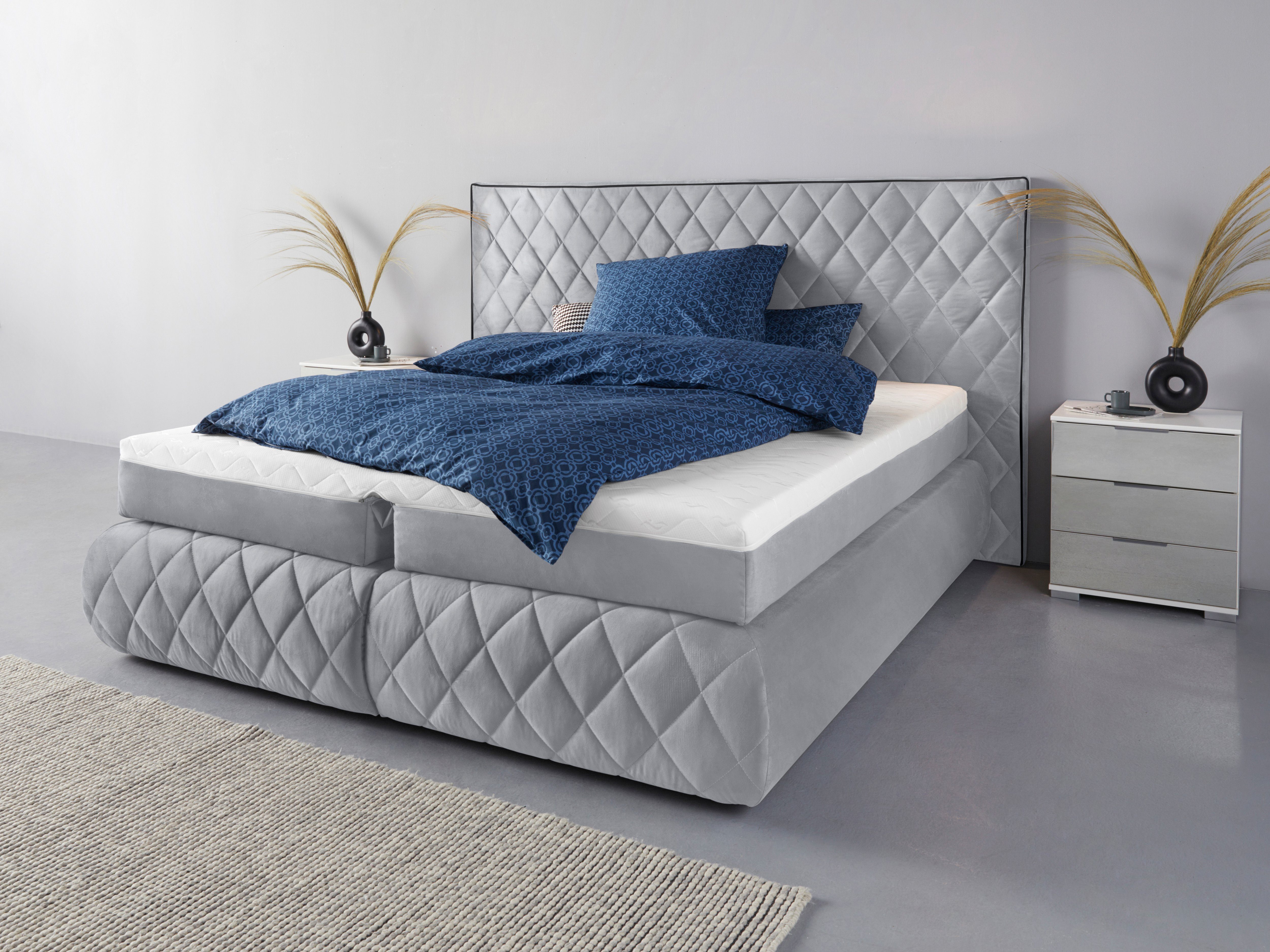 Places of Style Boxspringbett Alaric, wahlweise günstig online kaufen