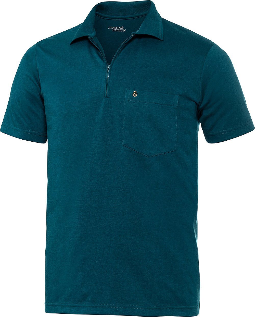 HENSON&HENSON Poloshirt Superweiches Jersey-Gewebe