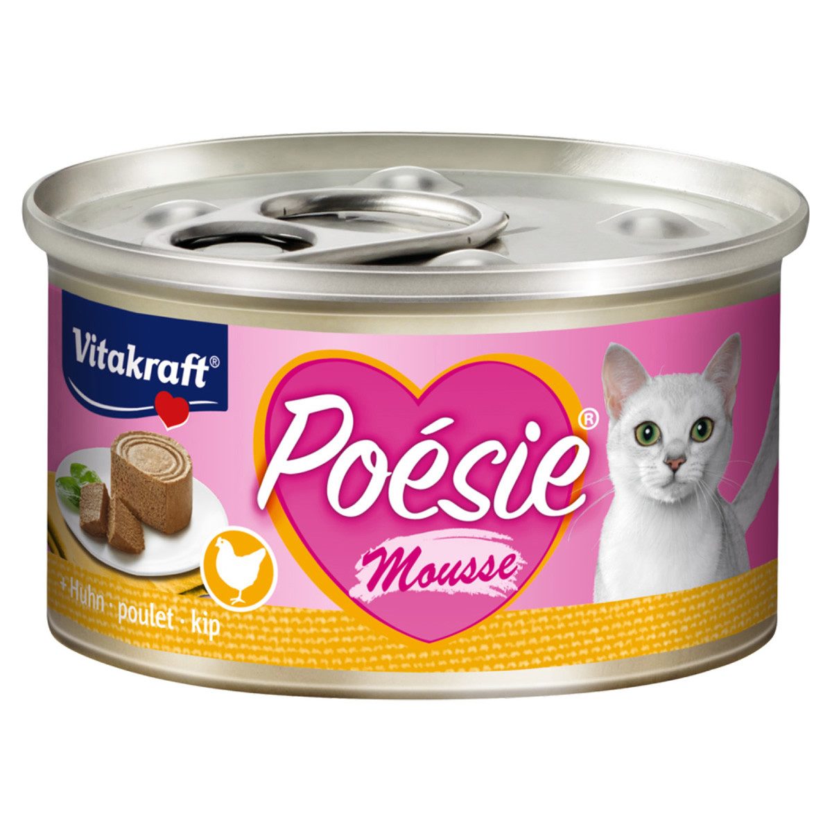 Vitakraft Poésie® Mousse + Huhn 85 g, Nassfutter für: Katze von Vitakraft