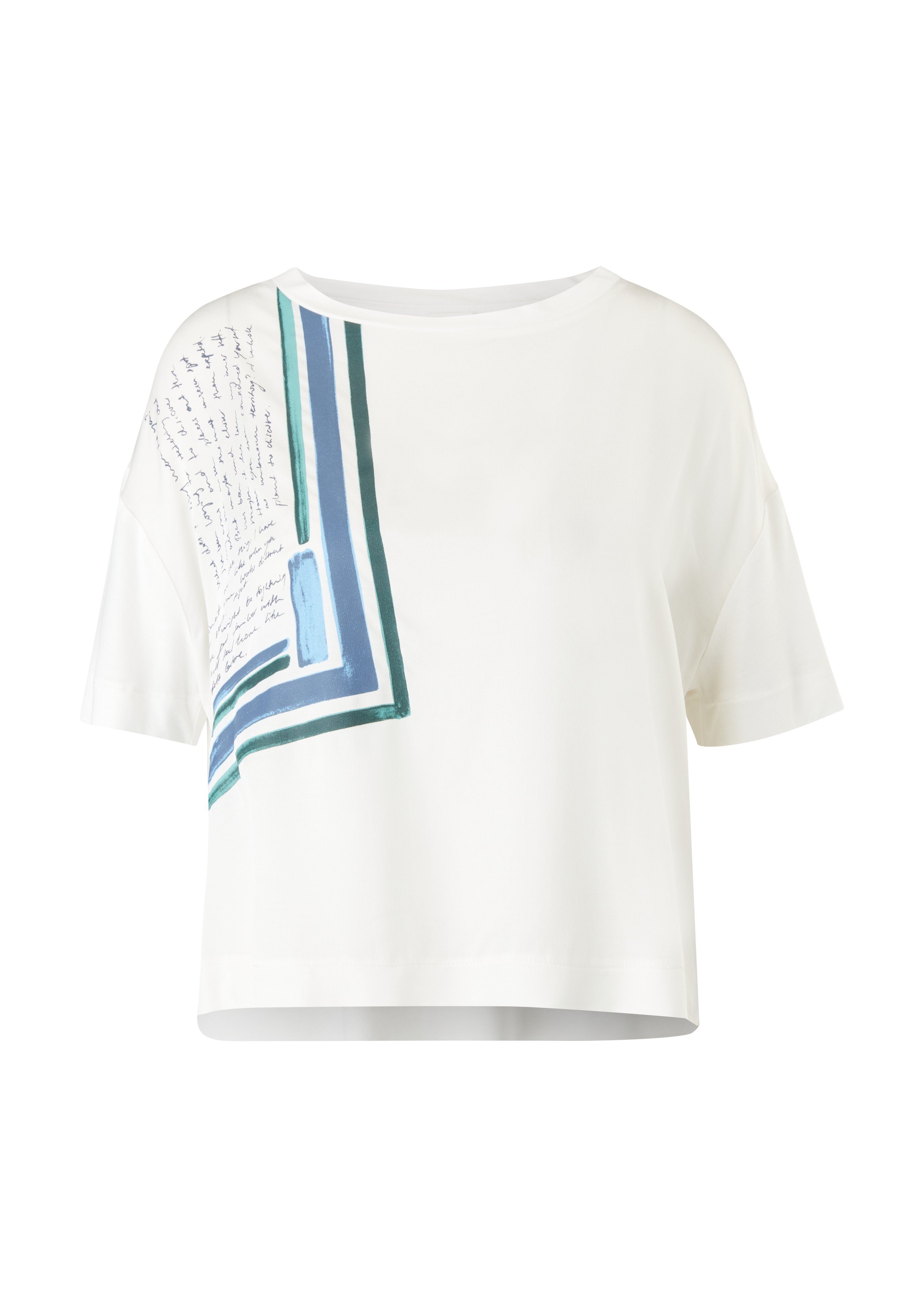 Damen Shirts s.Oliver BLACK LABEL Kurzarmshirt Jerseyshirt mit Blusenfront (1-tlg)