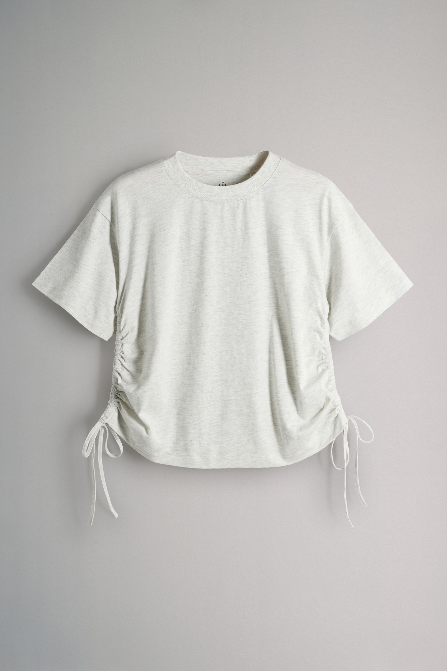 The Set T-Shirt The Set T-Shirts mit Raffung und Bindung, 3er-Pack (3-tlg) günstig online kaufen
