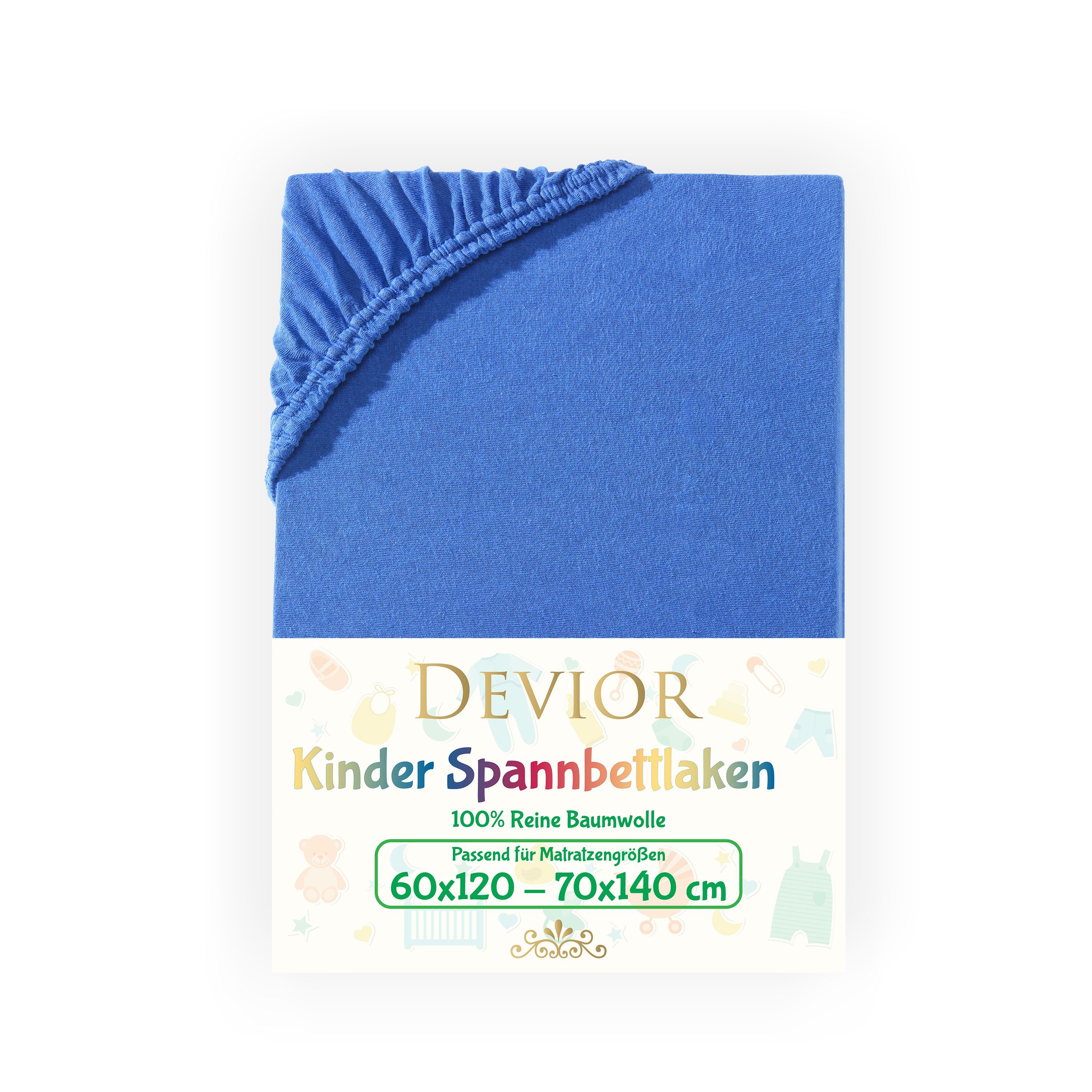 Devior Spannbettlaken für Baby- & Kinderbetten 60x120 & 70x140, 100% zertif günstig online kaufen