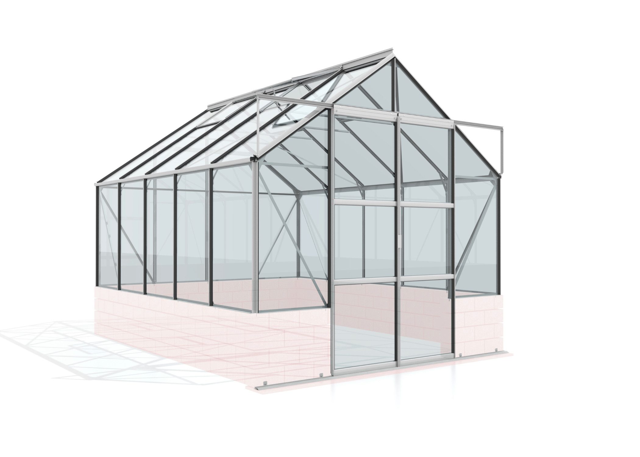 Vitavia Gewächshaus Cassandra 8300, 3,00 mm Wandstärke  | Rabatt: 11%