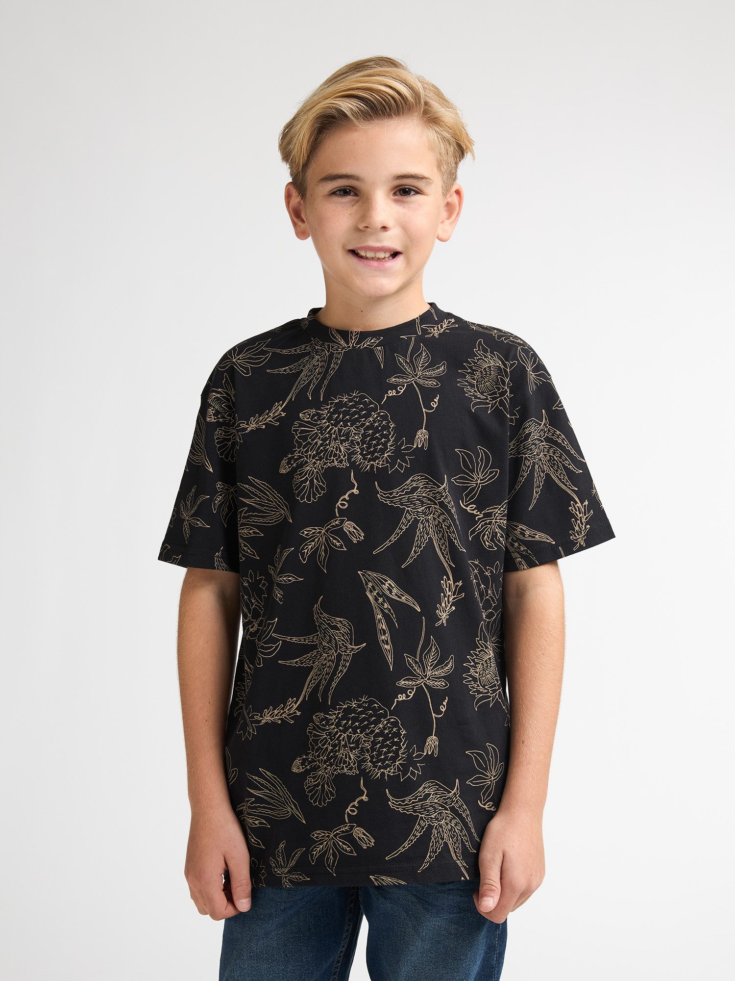 Petrol Industries T-Shirt Agave mit Allover-Print