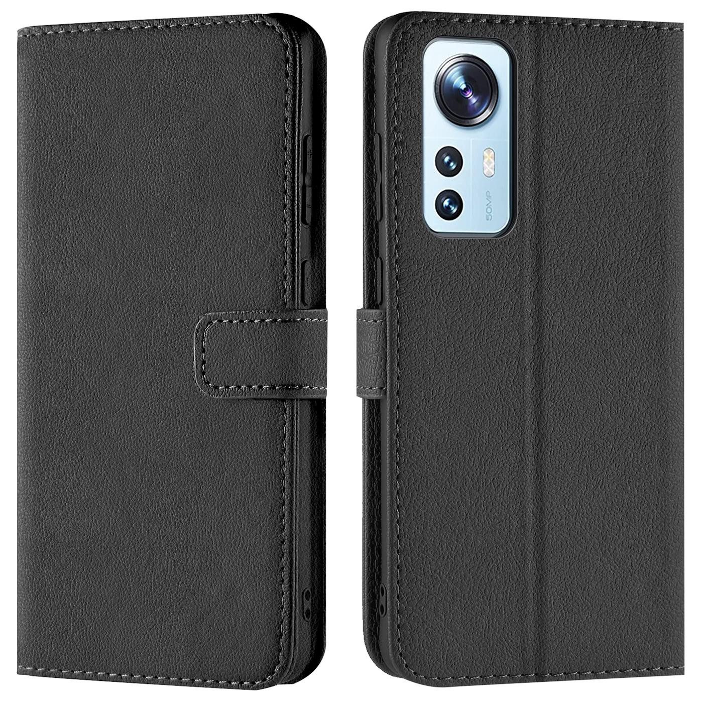 CoolGadget Handyhülle Book Case Handy Tasche für Xiaomi 12 Lite 6,55 Zoll, Hülle Klapphülle Flip Cover für Xiaomi 12 Lite 5G Schutzhülle stoßfest