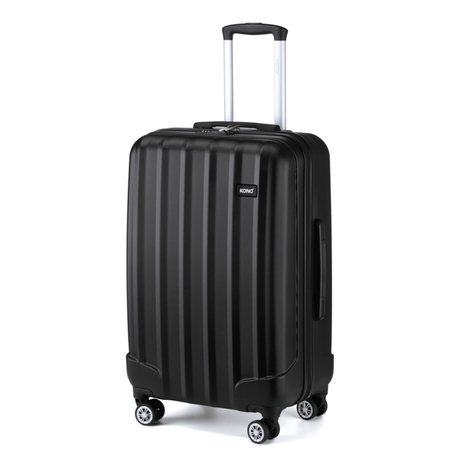 KONO Hartschalen-Trolley Hartschalen Trolley Koffer mit 4 Rollen und Zahlenschloss –Reisekoffer