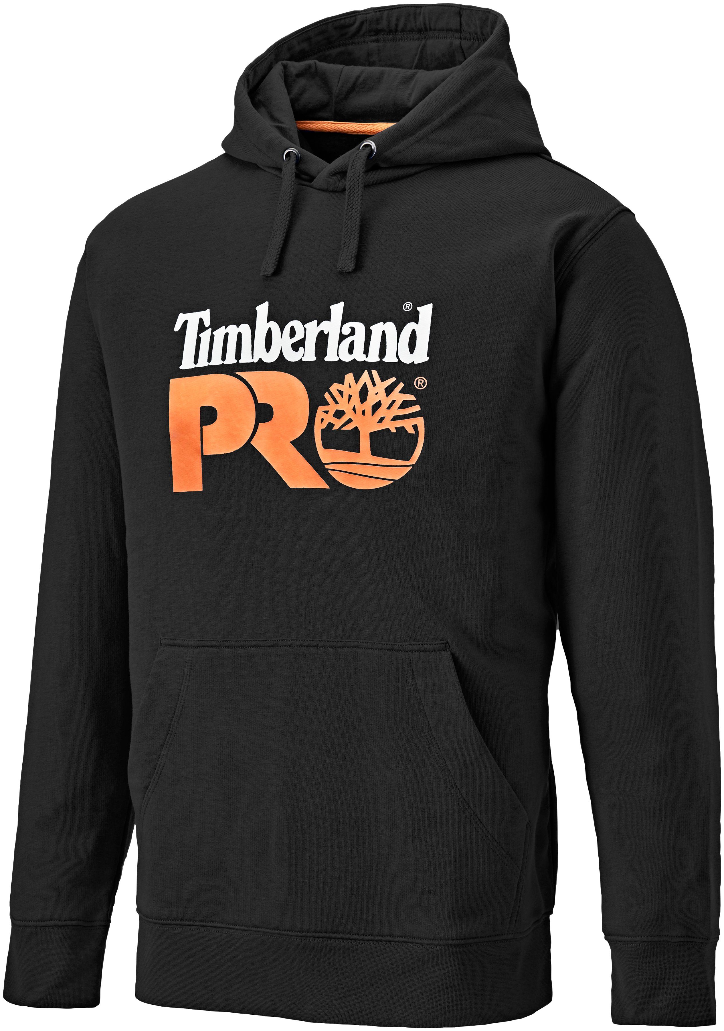 Timberland Pro Kapuzensweatshirt aus Bio-Baumwolle Polyester schwarz Honcho Sport recyceltem und