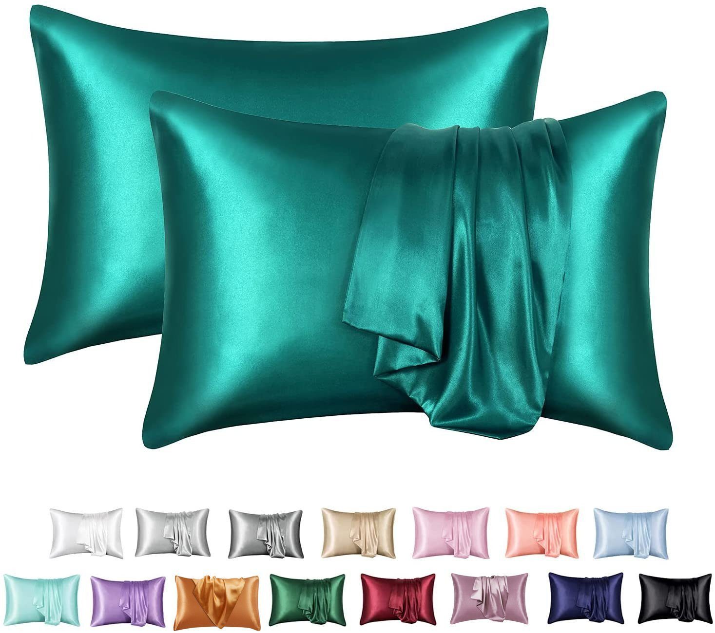 BYSURE Kissenbezug 2er Set Satin Kopfkissenbezug, günstig online kaufen