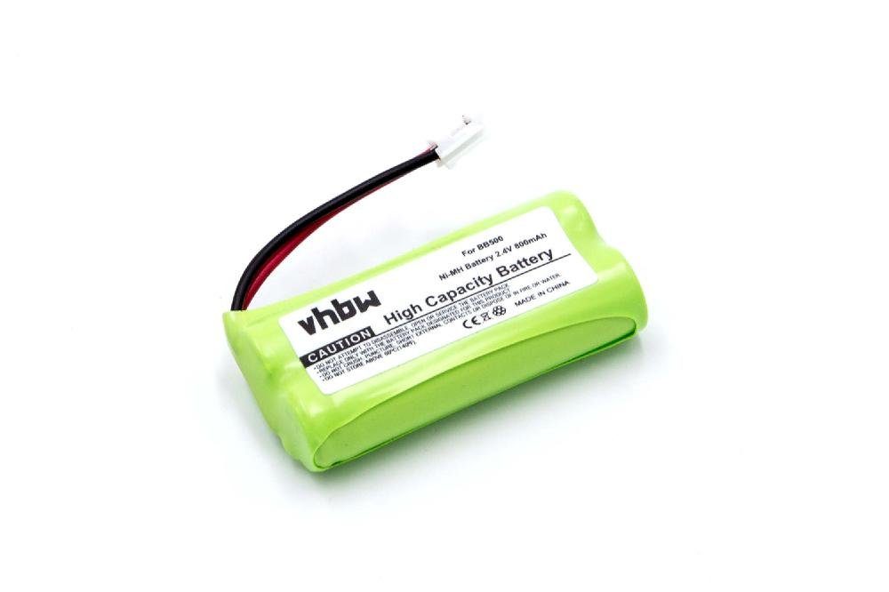 vhbw Ersatz für BC102906 für Akku NiMH 800 mAh (2,4 V)