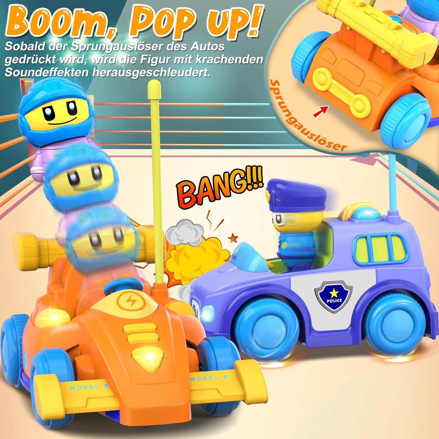 POPOLIC Spielzeug-Auto Ferngesteuertes Auto Spielzeug für Zwei Gegeneinande günstig online kaufen