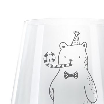 Mr. & Mrs. Panda Windlicht Bär Geburtstag - Transparent - Geschenk, Kerzenglas mit Gravur, Windl (1 St), Individuelle Gravur