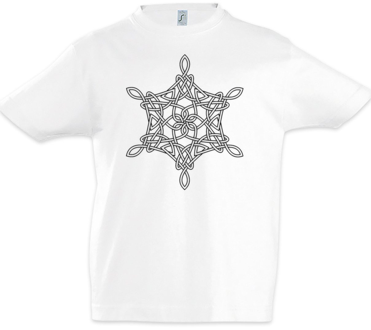 Print-Shirt Celtic Knot Logo Sign XVI Kinder T-Shirt Kelten Tribal Knoten Keltisch