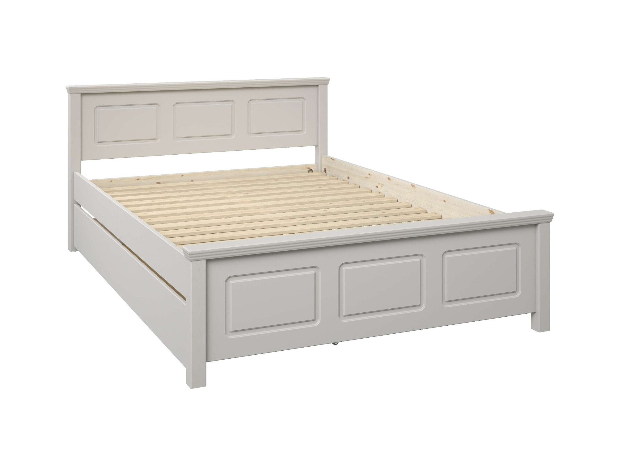 OTTO home Massivholzbett ERIKK', Made in Europe, optional mit Schublade, Massivholz Kiefer (FSC® zertifiziert), in mehreren Größen, Landhausstil mit Kassettenoptik. Reduzierter Preis € 199,99. Unverbindliche Preisempfehlung € 334,99