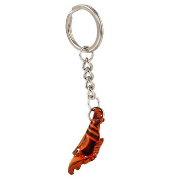 Monkimau Schlüsselanhänger Hummer Schlüsselanhänger Leder Tier Figur (Packung)