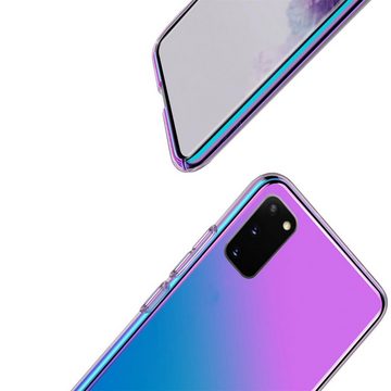 CoolGadget Handyhülle Farbverlauf Twilight Hülle für Samsung Galaxy A40 5,9 Zoll, Robust Hybrid Cover Kamera Schutz Hülle für Samsung A40 Case