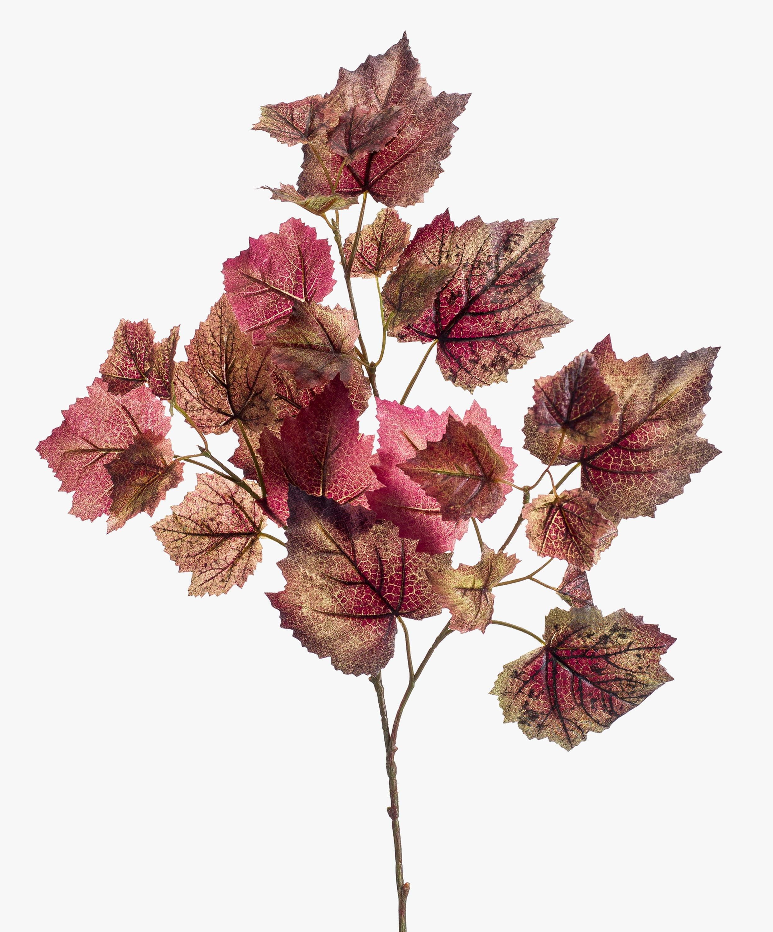 Kunstzweig Weinreben Zweig MARCELIN, violett, 65cm Weinrebe, artplants