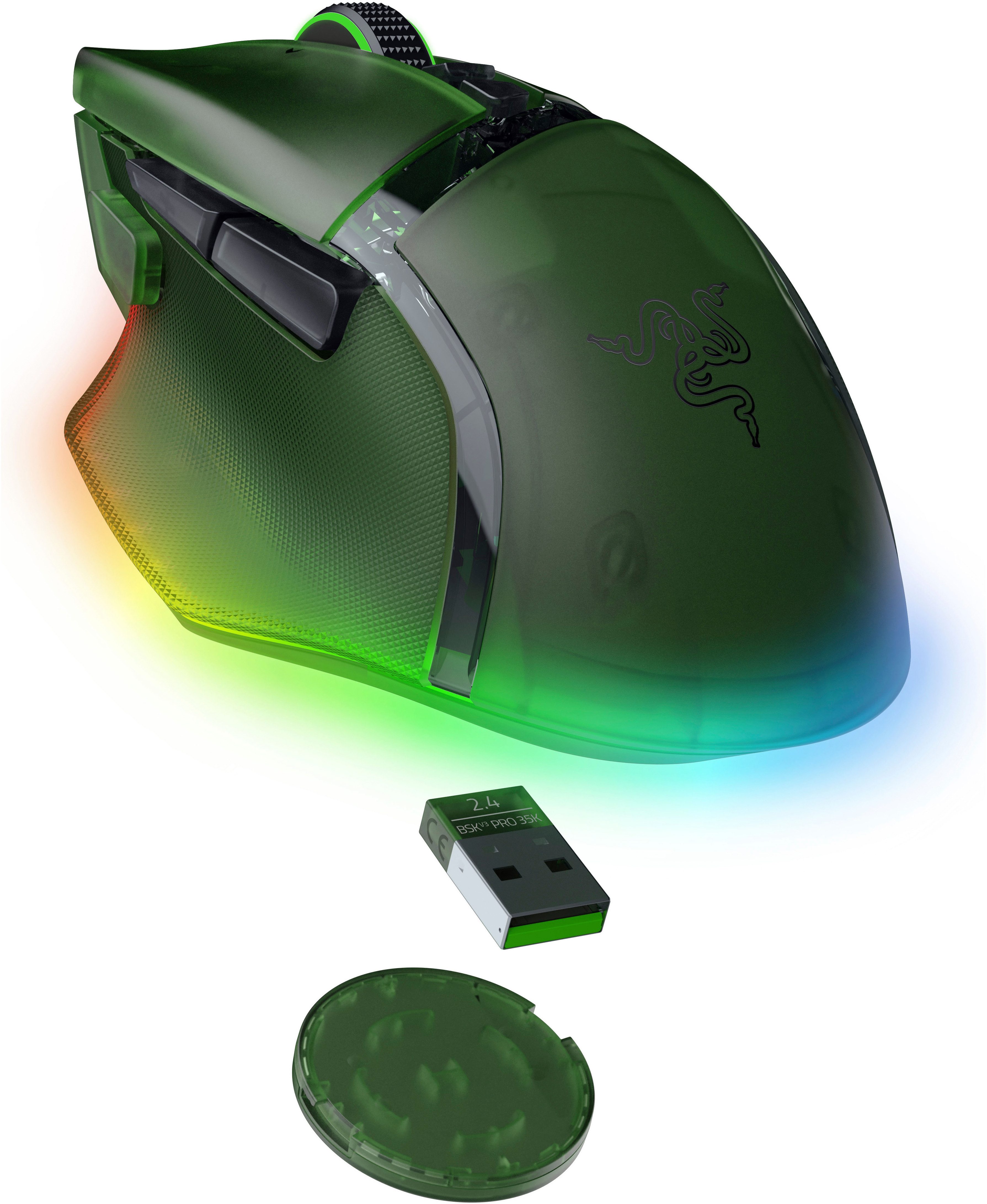 RAZER Basilisk V3 Pro 35K Gaming-Maus (Bluetooth, USB, Funk)