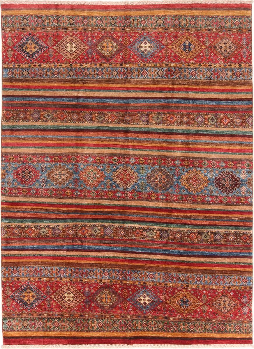 Orientteppich Arijana Shaal 203x276 Handgeknüpfter Orientteppich, Nain Trading, rechteckig, Höhe: 5 mm