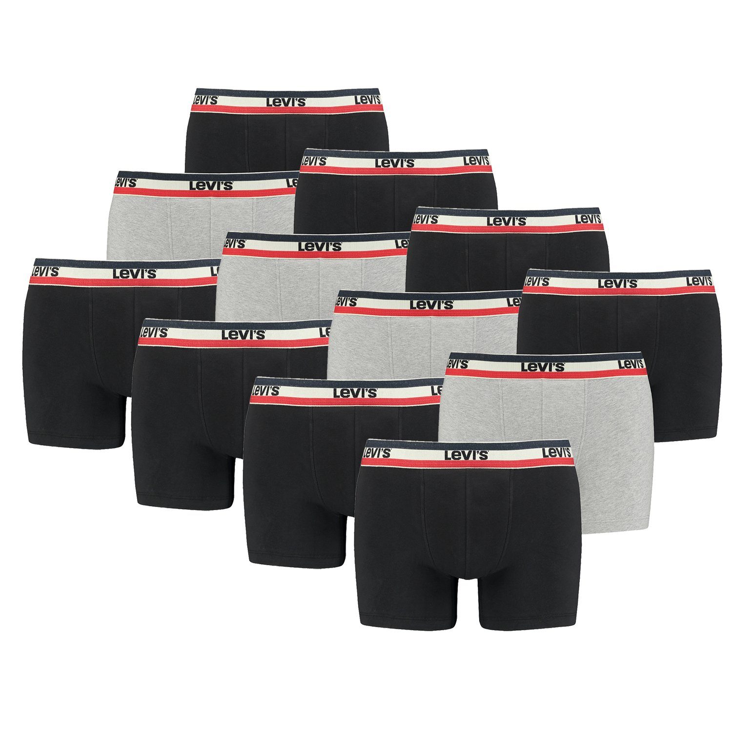 Levi's® Boxershorts LEVIS Men Sprtswr Logo Boxer 12P (12-St., 12er-Pack)