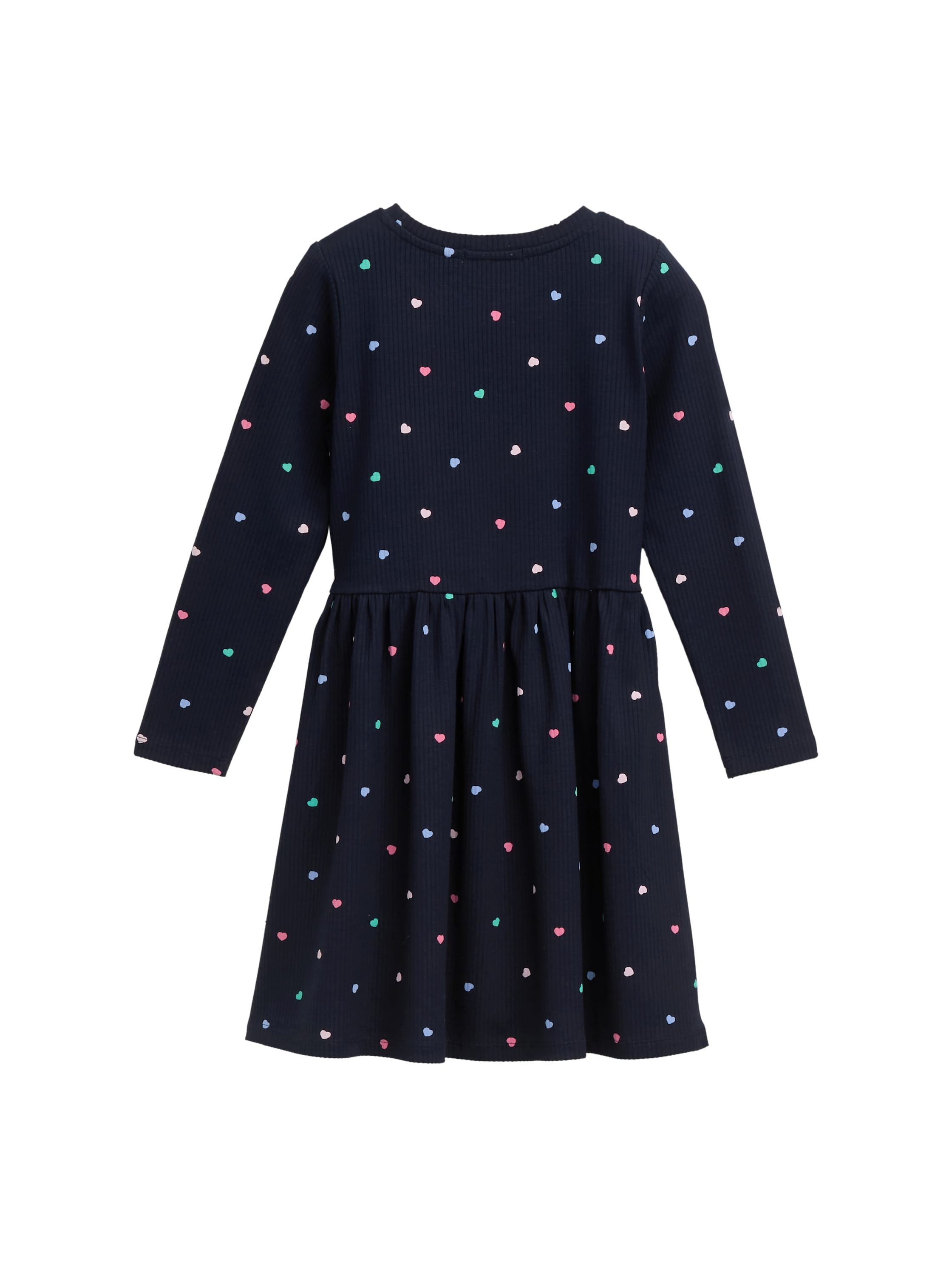 TOM TAILOR Skaterkleid mit Herzchen-Allover-Muster günstig online kaufen