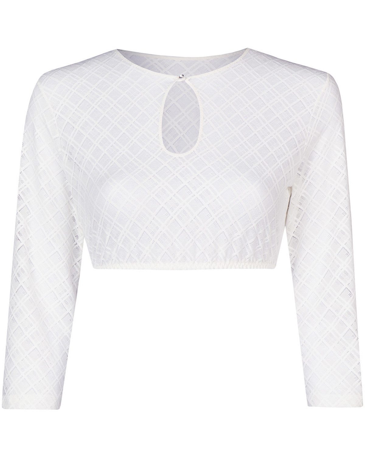 Dirndlbluse 3/4 Arm Spitzen 'Naomi' Lochausschnitt 48471328