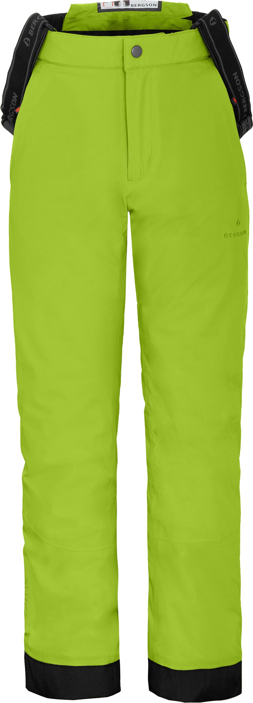 Bergson Skihose PELLY Kinder Skihose, wattiert, 20000 mm Wassersäule, Стандартні розміри, lime gr