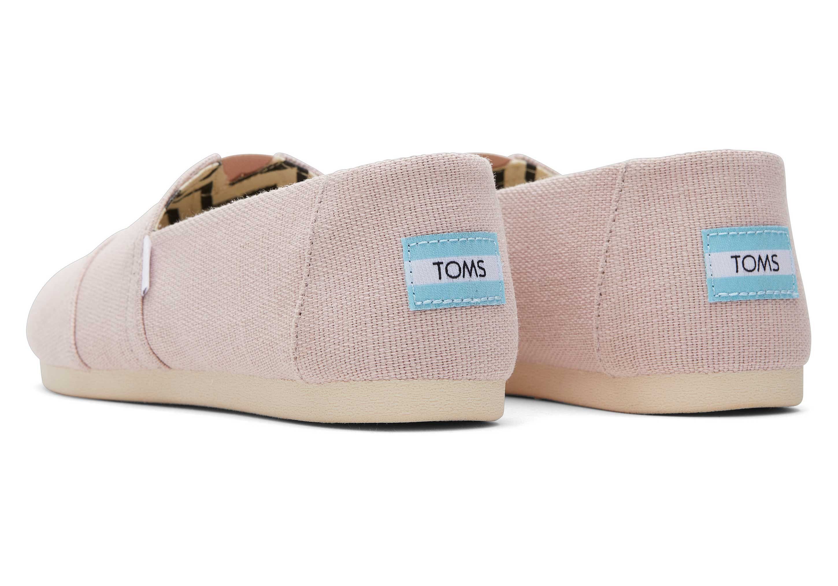TOMS Alpargata aus Heritage-Canvas Hellrosa Kuschel-Ballerinas