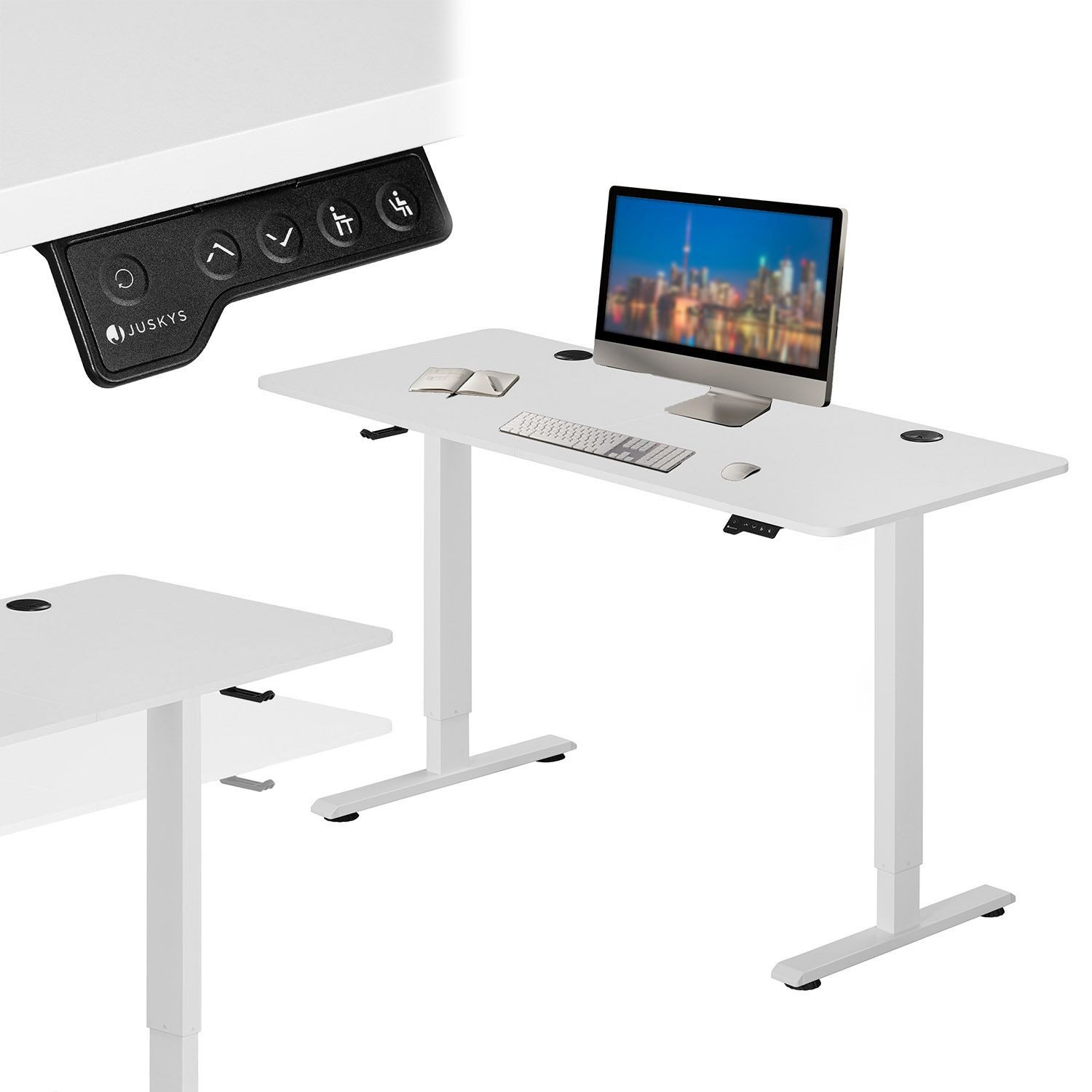 Juskys Schreibtisch Office Stand, 120 x günstig online kaufen