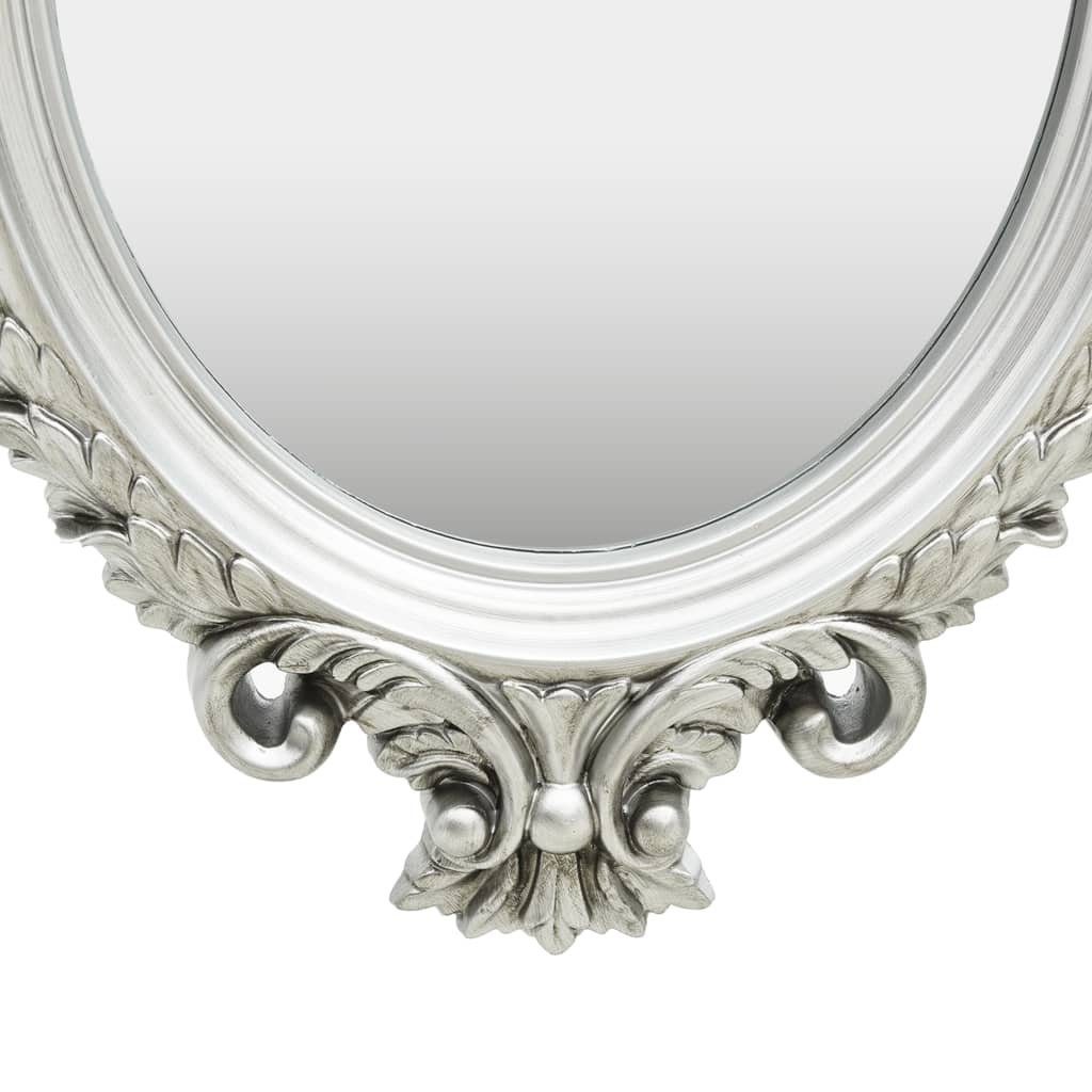 Schloss-Stil 56x76 Wandspiegel vidaXL Silber Silber cm (1-St) Silbern | im Spiegel