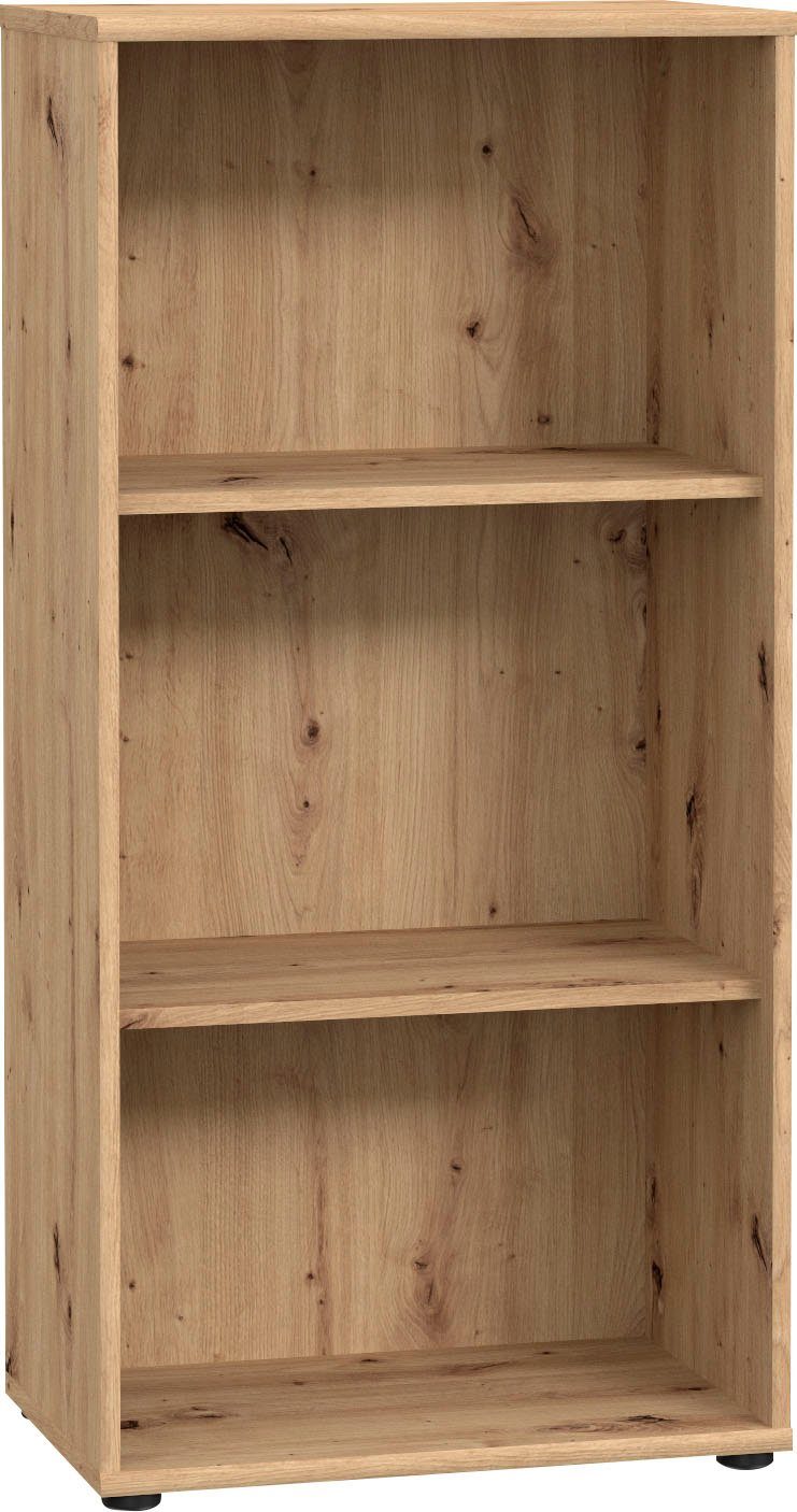 FORTE Regal Tempra, Mehrzweckregal schmal, Höhe 111,1cm, 2 Ablageböden, Breite 54 cm